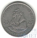 25 центов, 1997 г., Восточно-Карибские штаты