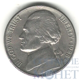 5 центов, 1988 г., D, США