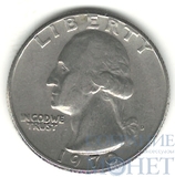 25 центов, 1970 г., D, США