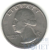 25 центов, 1980 г., D, США