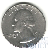25 центов, 1986 г., Р, США