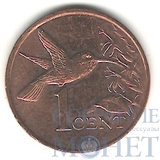 1 цент, 2008 г., Тринидад и Тобаго