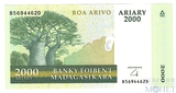 2000 ариари, 2009 г., Мадагаскар
