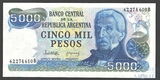 5000 песо, 1977-83 гг.., Аргентина