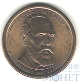 1 доллар, 2011 г.,(D), США, 20-й президент США-Джеймс Гарфилд