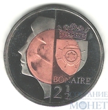 2 1/2 доллара, 2011 г., Нидерландские Антиллы(остров Бонайре)