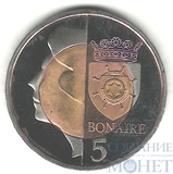 5 долларов, 2011 г., Нидерландские Антиллы(остров Бонайре)