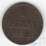 Монета для Финляндии: 1 пенни, 1883 г.