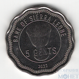 5 центов, 2022 г., Сьерра-Леоне(Израэл Олорунфех Коле)