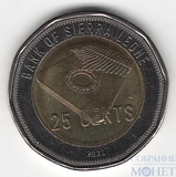 25 центов, 2022 г., Сьерра-Леоне(Басси Сори Конди)