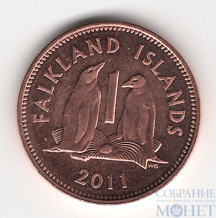 1 цент, 2011 г., Фолклендские острова