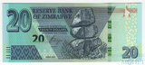 20 долларов, 2020 г., Зимбабве
