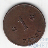 1 пенни, 1919 г., Финляндия