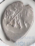 копейка, серебро, 1599 г., ГКХ2 №210 1/1 R-10, Новгород