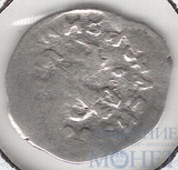 Деньга, серебро, 1447-1460 гг., ГП2 №2160 (С) R-8, "Голова-Копейщик", Московское княжество