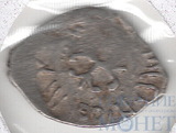 деньга, серебро, 1485-1505 гг.., ГП №8033,"СЛ" под конем, Московский денежный двор