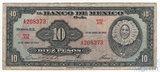 10 песо, 1963 г., Мексика