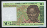 500 франков, 1994 г., Мадагаскар
