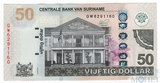 50 долларов, 2020 г., Суринам
