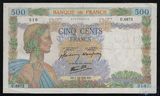 500 франков, 1942 г., Франция