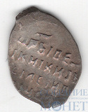 копейка, серебро, 1611-1617 гг.., Шведская оккупация Новгород