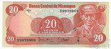 20 кордоба, 1979 г., Никарагуа