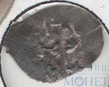 деньга, серебро, 1485-1492 гг., ГП2 № 8050 (А) R-7, "Строчная деньга", Тверь