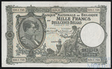 1000 франков-200 белгас, 1935 г., Бельгия