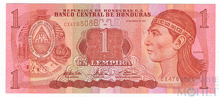 1 лемпира, 2003 г., Гондурас
