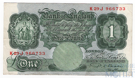 1 фунт, 1949-55 гг., Англия