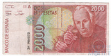 2000 песет, 1992 г., Испания