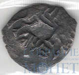 копейка, серебро, 1707 г., ГКХ" №1763 40/92, R-10 (Новый двор)