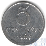 5 сентаво, 1969 г., Бразилия