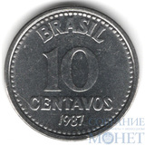 10 сентаво, 1987 г., Бразилия