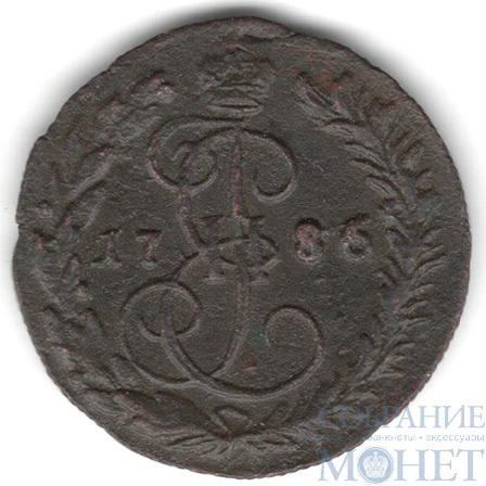 деньга, 1786 г., КМ
