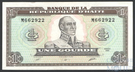1 гурд, 1989 г., Гаити
