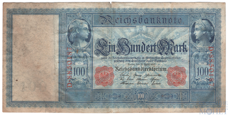 100 марок, 1910 г., Германия