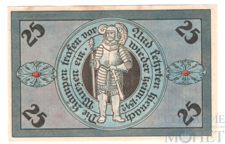 25 пфеннигов, 1921 г., Торгау(Саксония)