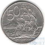 50 центов, 1981 г., Новая Зеландия(Королева Елизавета II)