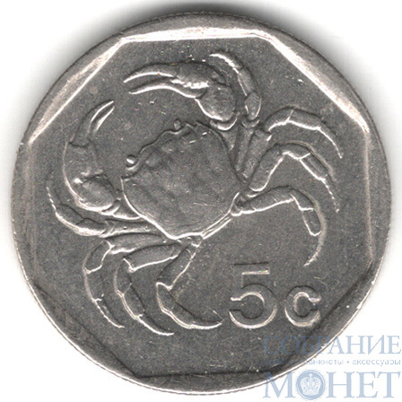 5 центов, 1995 г., Мальта