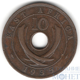 10 центов, 1935 г., Восточная Африка