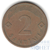 2 сантима, 2007 г., Латвия