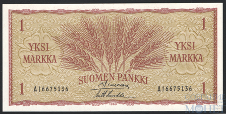 1 марка, 1963(1983) г., Финляндия