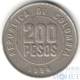 200 песо, 1994 г., Колумбия