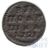 Полушка, 1721 г., "Год цифрами"