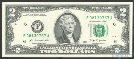 2 доллара, 2009 г., США