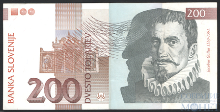 200 толаров, 2004 г., Словения