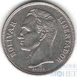 5 боливар, 1973 г., Венесуэла(портрет Симона Боливара)