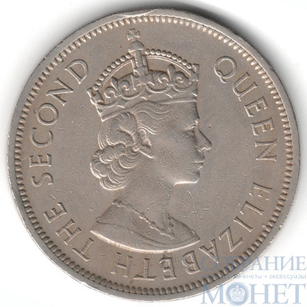 1 доллар, 1960 г., Гонконг(королева Елизавета II)