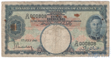 1 доллар, 1941 г., Малайя и Британское Борнео